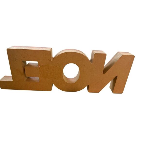 Wooden NOEL Christmas sign 10.5” L x 4” H - Picture 2 of 3